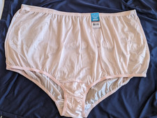 Vanity Fair Perfectly Yours 15712 Blushing Pink Panty Sz 8/XL Cotton Gusset