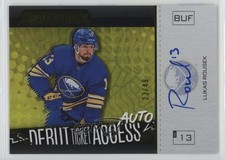 2024 Credentials 2024-25 Upper Deck Update Yellow 23/49 Lukas Rousek Auto 0tc8