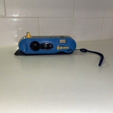 Vtg 2000s Polaroid i-Zone Blue Instant Film Pocket Camera with Wrist Strap