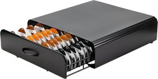 Image of EXZACT Coffee Capsule Drawer Compatible for Tassimo Capacity 64 Pods - Machine
