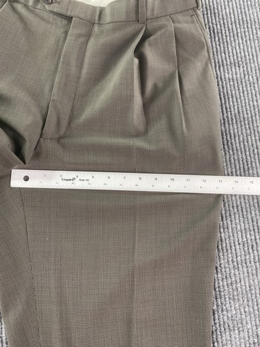 Brooks Brothers Suit 46 L Taupe Wool Nailhead Designer Jacket Pants Set 38x32 - Picture 19 of 23