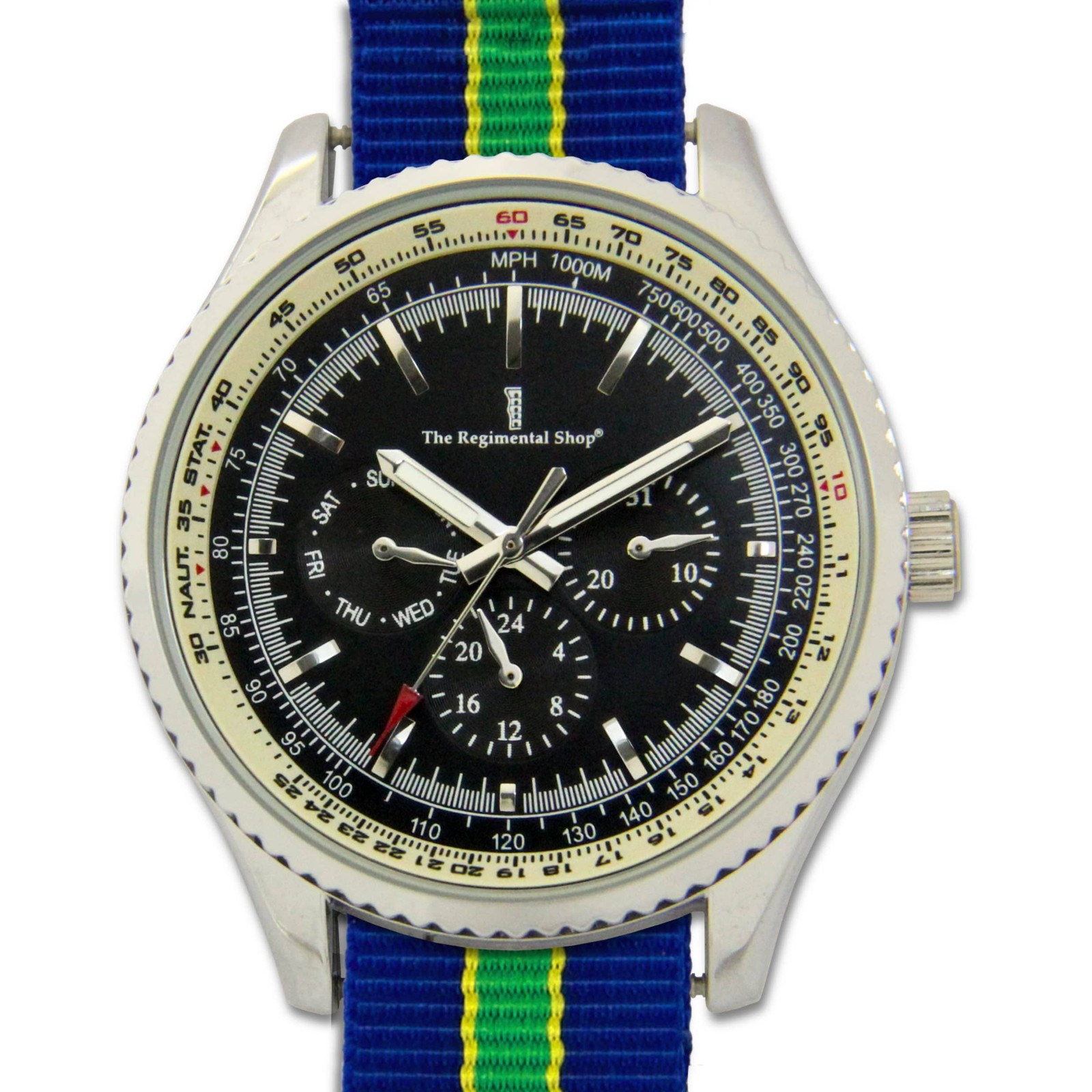 Queen's Royal Hussars Military Multi Dial Watch