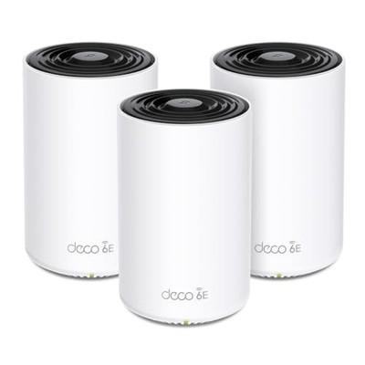 TP-Link Deco XE75 Pro Mesh-System Tri-Band Wi-Fi 6E 670m² Abdeckung 1,7GHz CPU 3