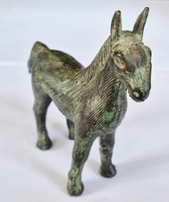 F0060 kleines Antikes Bronze Pferd