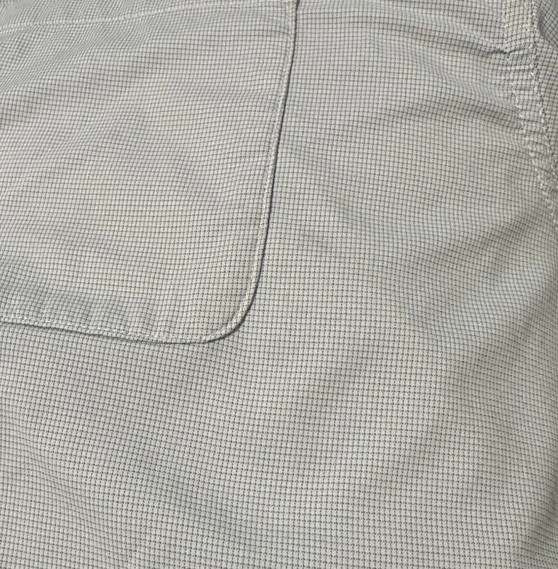 Пончо рубашка мужская большая синяя с коротким рукавом на пуговицах легкая для походов на открытом воздухе - Изображение 2 из 4