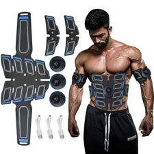 USB Rechargeable Abdominal Muscle Trainer Portable Abdominal Muscle Massager Ele