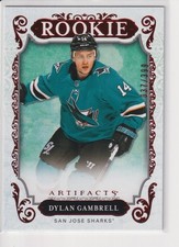 2018-19 Artifacts Ruby #169 Dylan Gambrell RC /399