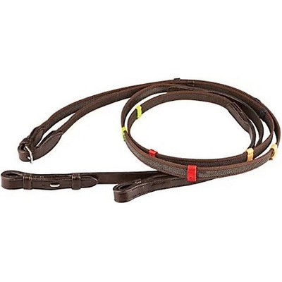 Camelot Antislip Colorstop Rein Pony Brown