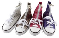 Donau 2460002-99 Schlamper Sportschuh - 24,5 Cm, Mit Glitter, Sortiert