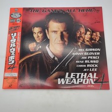Lethal Weapon 4 1998 Laserdisc PILF-2694 Mel Gibson Japan Import Late Release