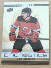 2020-21 Upper Deck Allure Diagnostics #D-5 Nico Hischier New Jersey Devils 