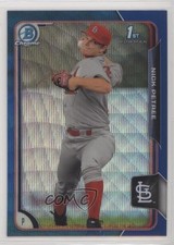 2015 Bowman Chrome Prospects Blue Wave Refractor Nick Petree #BCP84 7ut