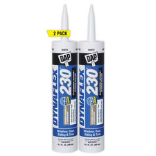 Dynaflex 230 10.1 Oz. White Premium Elastomeric Exterior/Interior Window, Door a