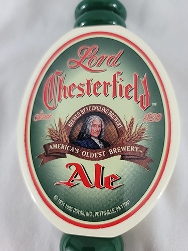 "Mango de grifo vintage Lord Chesterfield Ale 12"" de Yuengling - Usado en excelente estado - ENVÍO GRATUITO" - Imagen 2 de 5