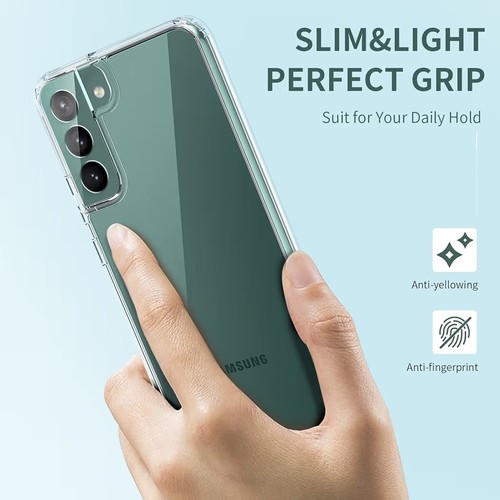 Samsung Galaxy S22+ Plus 5G Case 6.6 Inch, with 2 Pack Tempered Glass Screens - Picture 7 of 7