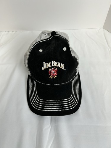 Jim Beam Hat One Size Fits All Unisex Black White Cap Paramount Apparel A112 - Picture 1 of 4