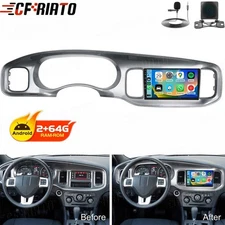Carplay Android 15 Car Stereo Radio GPS Navi For Dodge Charger SE/SXT 2011-2014