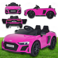 12v AUDI R8 CHILDRENS KIDS ELECTRIC BATTERY RIDE ON CAR  PARENTAL REMOTE