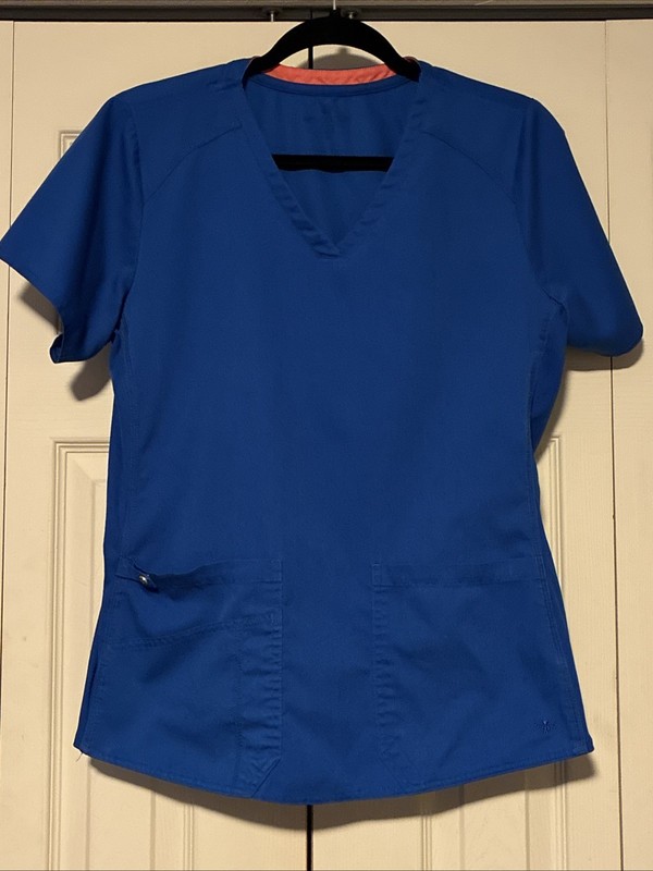 Med Couture Medium Royal Blue Woman’s Scrub Top