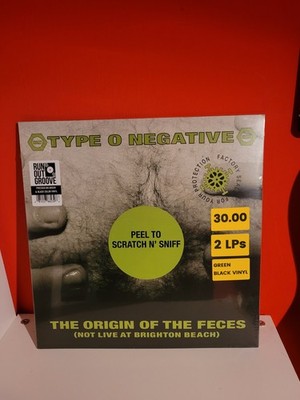 SCHALLPLATTE.. TYPE O NEGATIVE...THE ORIGIN OF THE FECES...DOUBLE LP...GREEN...