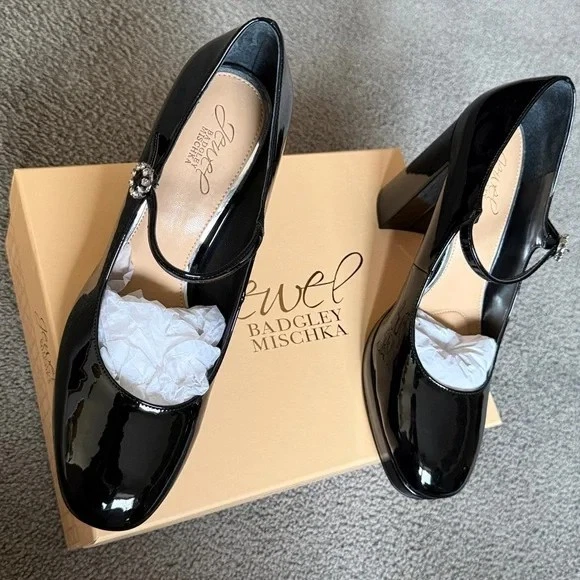 Sandales Badgley Mischka Marimba - Noir - Taille 9 US - Bride Cheville - Neuf Avec Emballage