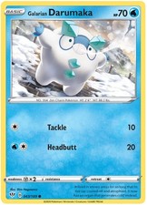 Galarian Darumaka - 043/189 - Common (Near Mint) Darkness Ablaze - Water Pokémon