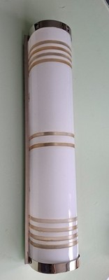 Art Deco  Deutsche Moderne Kino Wandleuchte Lampe Streamline 62 cm 30er J.