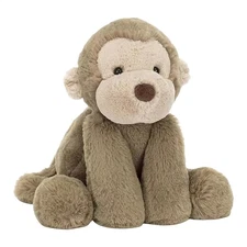 Jelly Cat Smudge Monkey Medium Girls Boys Birthday Christmas 5.12x4.33x9.45 In 