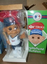 Vintage MLB Minnesota Twins Russ Troll Doll Bobblehead Baseball Sports with box