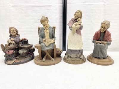 Tom Clark Rebecca-Prairie Mother-Molly Cairn Studios Sew Much To Do Resin Figure