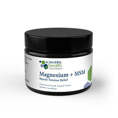 Scientific Health Solutions Magnesium MSM Muscle Tension Relief Cream