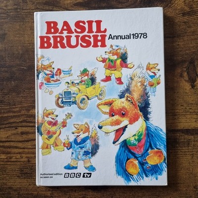BASIL  BRUSH  BBC TV  AUTHORISED ANNUAL 1978  GOOD CONDITION