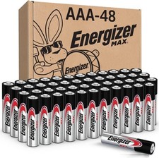 Energizer AAA Batteries 48 Count , Triple A Max Alkaline Battery