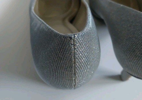Coach and Four Damen-Peeptoe-Heels silberfarben Größe 10 - Bild 7 von 13