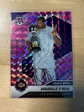 2020-21 Panini Mosaic Shaquille O'Neal Finals MVP Pink Camo Lakers 🔥