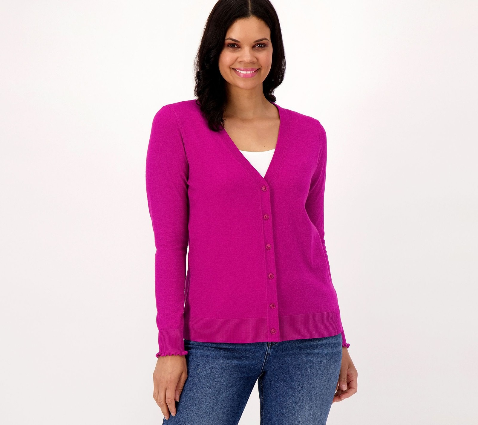 Candace Cameron Bure Women's Top Sweater Sz 2XS (XXS) Surfside Pink A516600