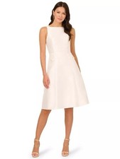 NWT Adrianna Papell Sleeveless Button Mikado Dress - size 12