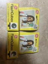 2 packs vintage GE flash cubes 6 cubes 24 flashes NOS
