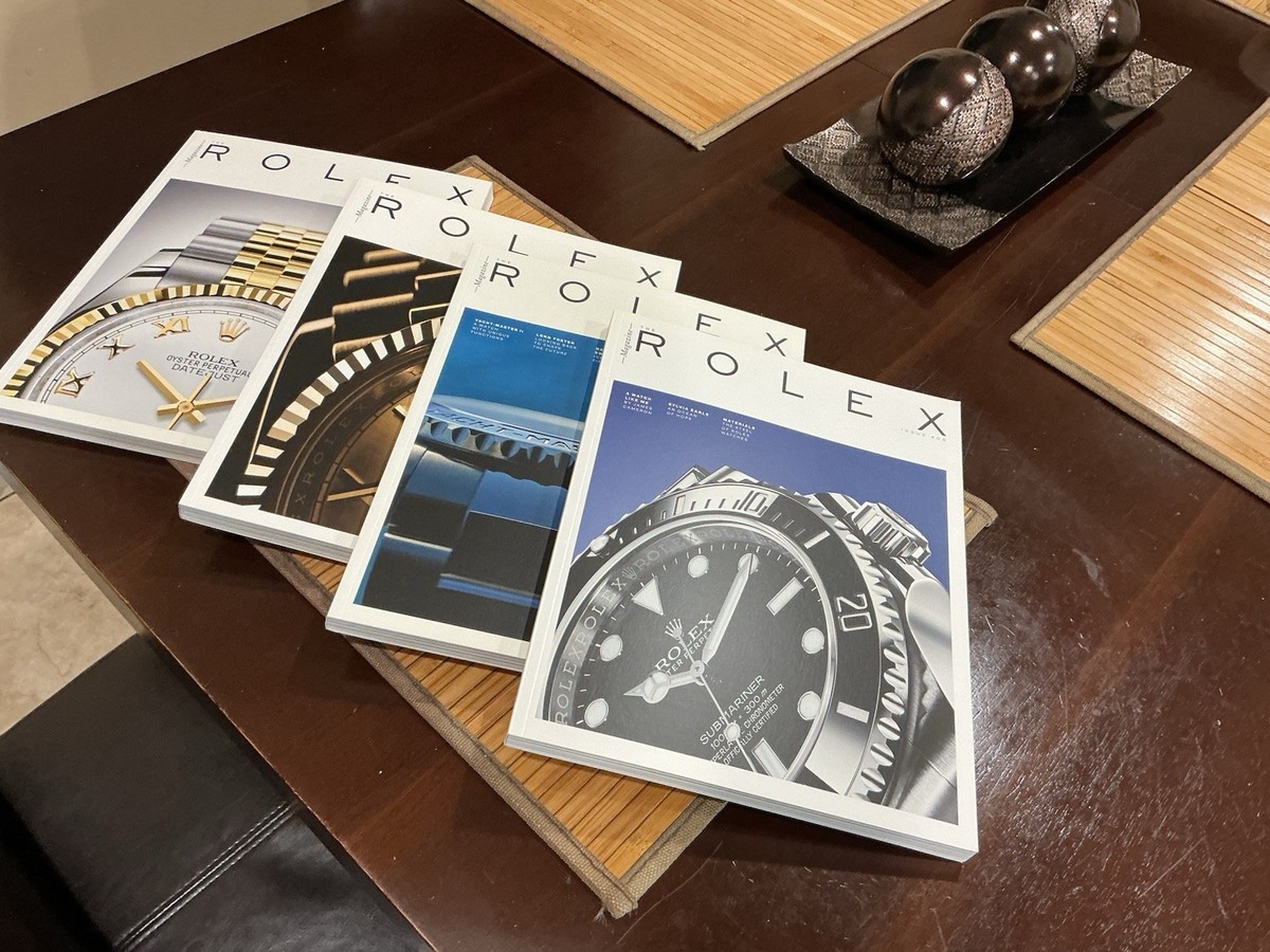 RARE Rolex Magazine LOT of Four Early Issues #2, #4, #5 And #6