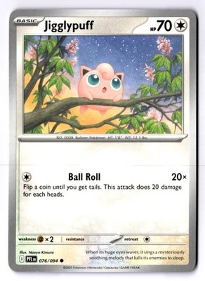 Jigglypuff Common ME02: Phantasmal Flames 076/094 NM