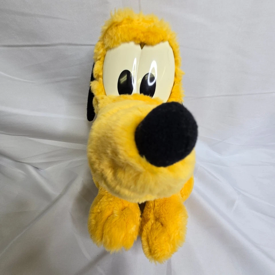 Disney Pluto Plush, Green Collar, 11" - Image 2 of 4