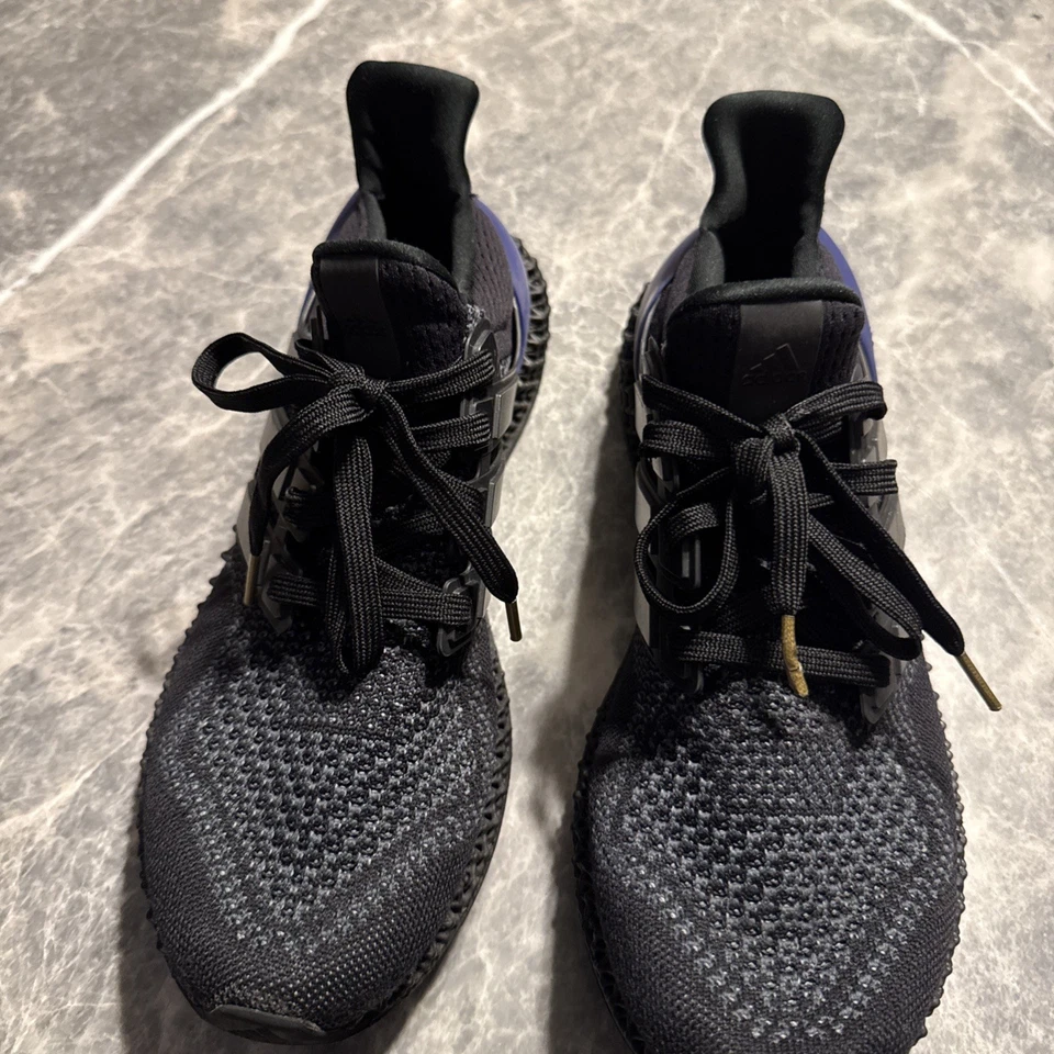 Adidas Ultra 4D Black Purple OG 2020 Men's Size 10 Running Shoes Sneakers FW7089 - Image 2 of 4