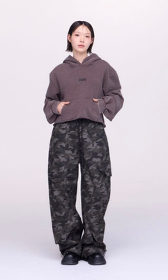 BTS Arirang Crop Hoodie Tokyo Brown XL Size Japan Limited Edition