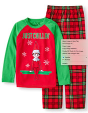 NEW Elf on the shelf Boys Pajama Set Size XSmall 4/5 PJ's Christmas