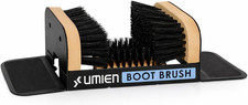   Boot Scraper Outdoor Shoe Brush with Flaps - Cleaning Heavy-Duty Shoe Cleaner