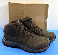 NEW 12 REGULAR MENS SALOMON XA FORCES MID EN BOOTS 472210 EARTH BROWN