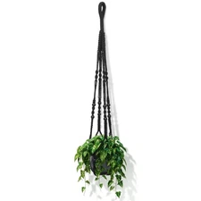 35 Inch Macrame Plant Hanger Indoor Large for up to 12 Inch Pot Hanging Holder