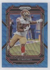 2022 Panini Prizm Blue Wave Prizm 126/199 Elijah Mitchell Eli Mitchell #264 fm0