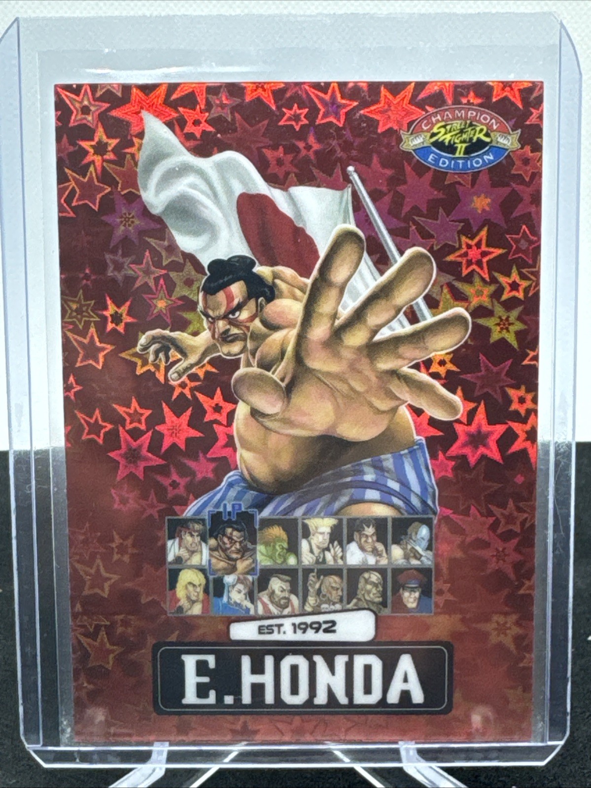 Street Fighter 2: Champion Edition PSA Promo Red Star Parallel E. Honda 24/100