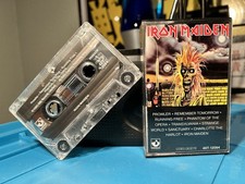 Iron Maiden Self-Titled Audio Cassette Tape 1980 Capitol Records Tested Works